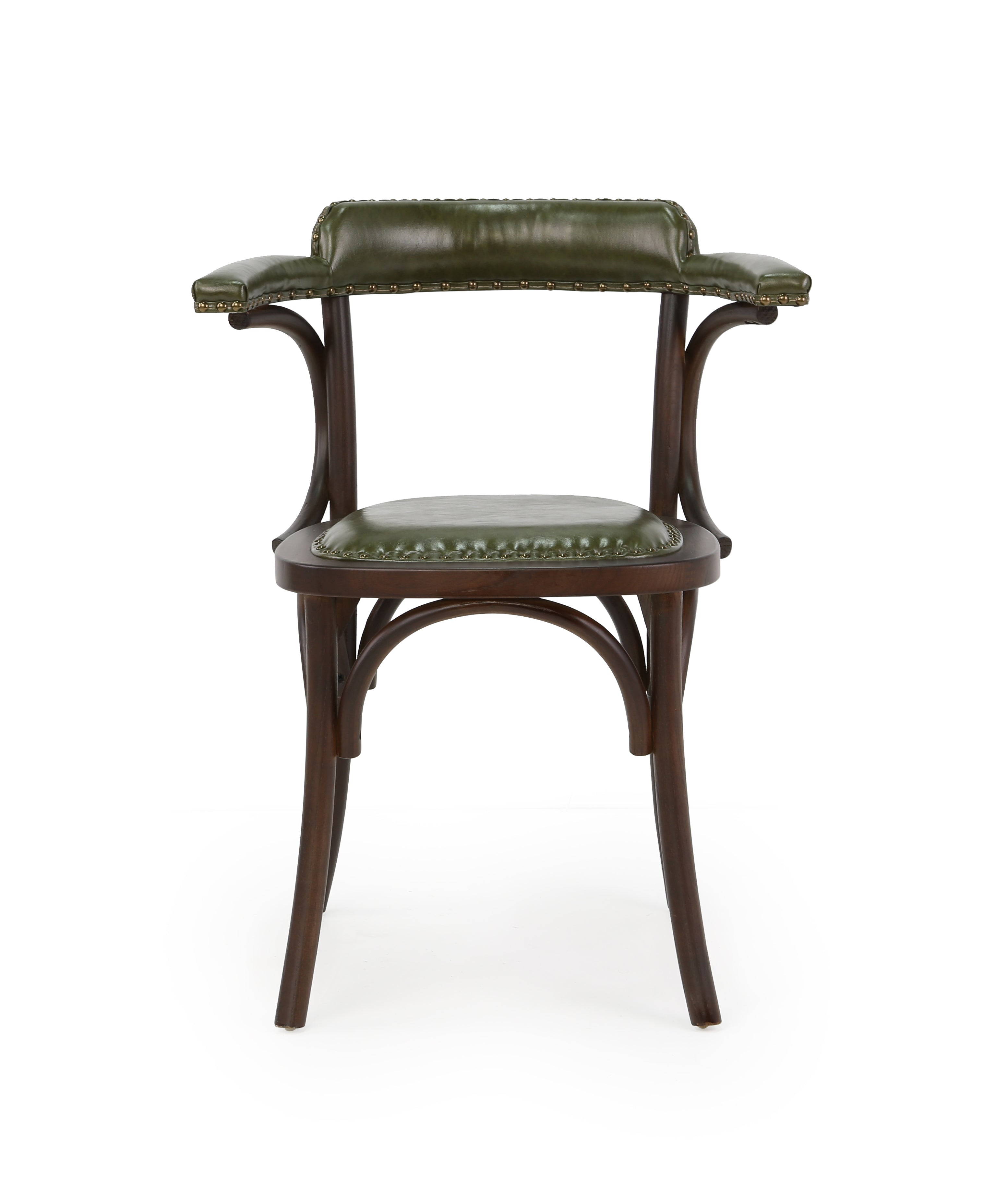 Silla de comedor madera y semipiel Anatolia