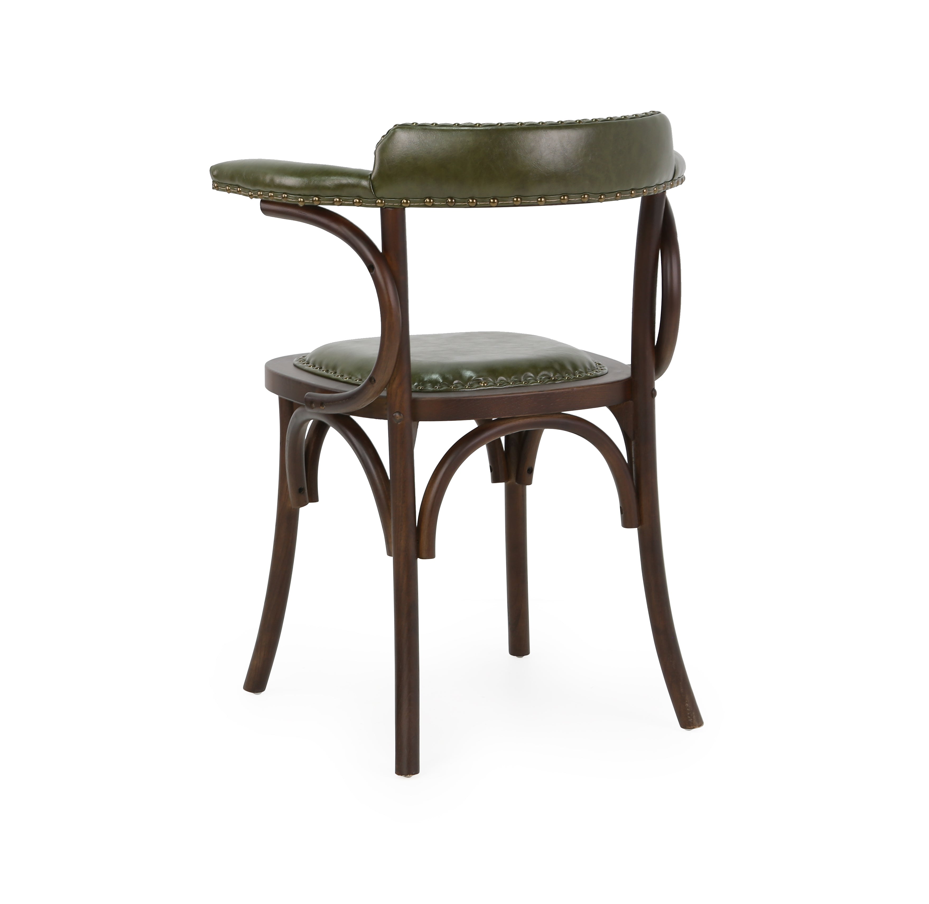 Silla de comedor madera y semipiel Anatolia