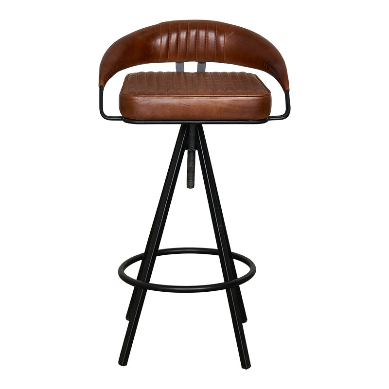 Taburete de bar vintage Frank tapizado