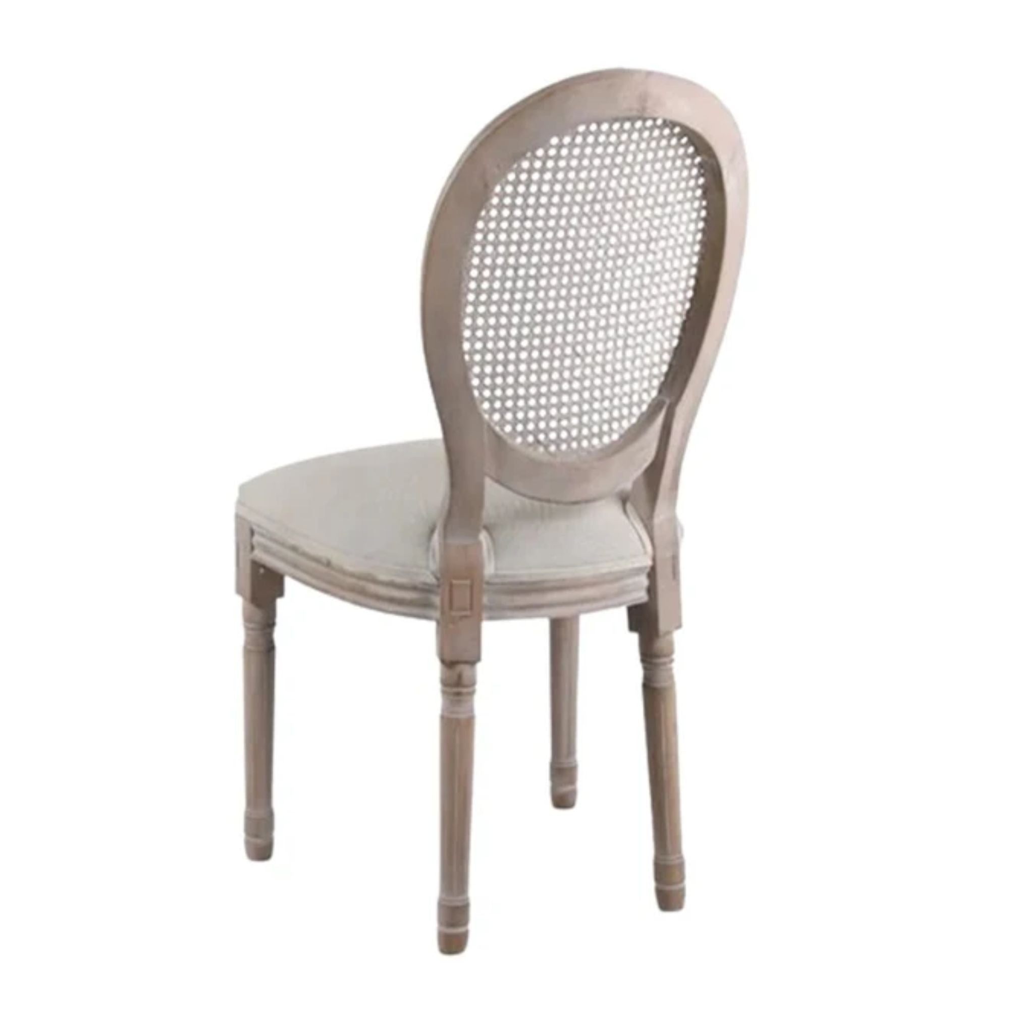 Pack de 2 sillas de comedor rejilla y tejido Lady