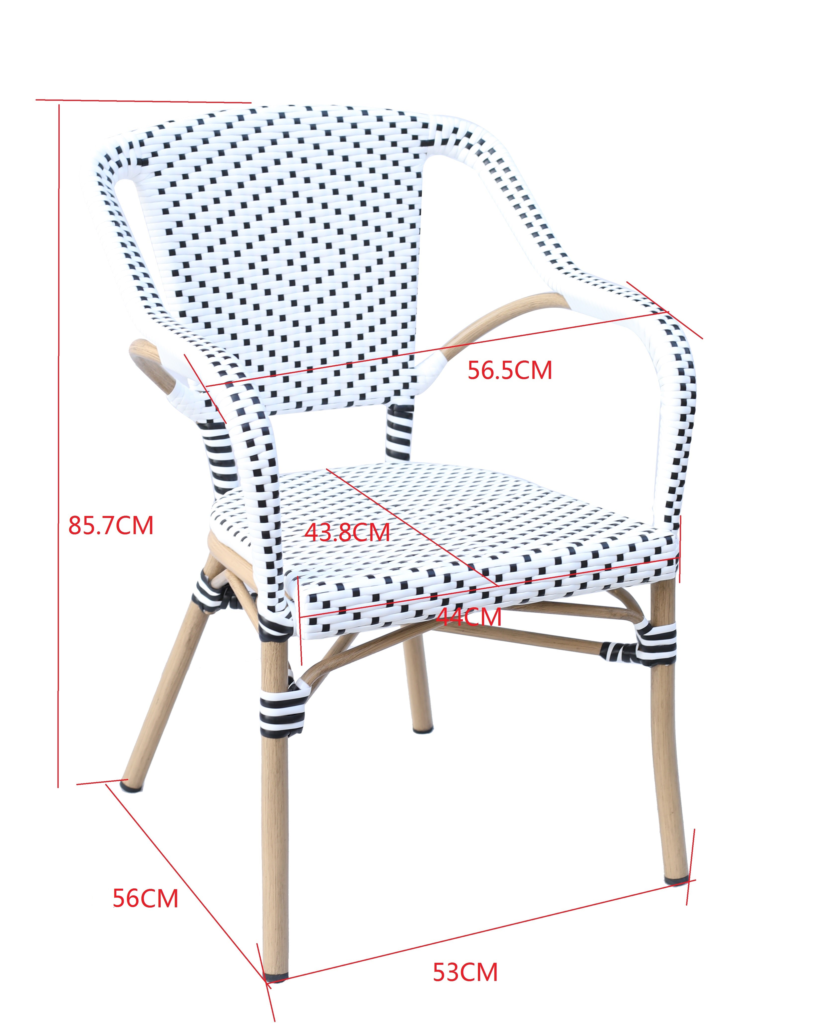 Silla parisina exterior Sury