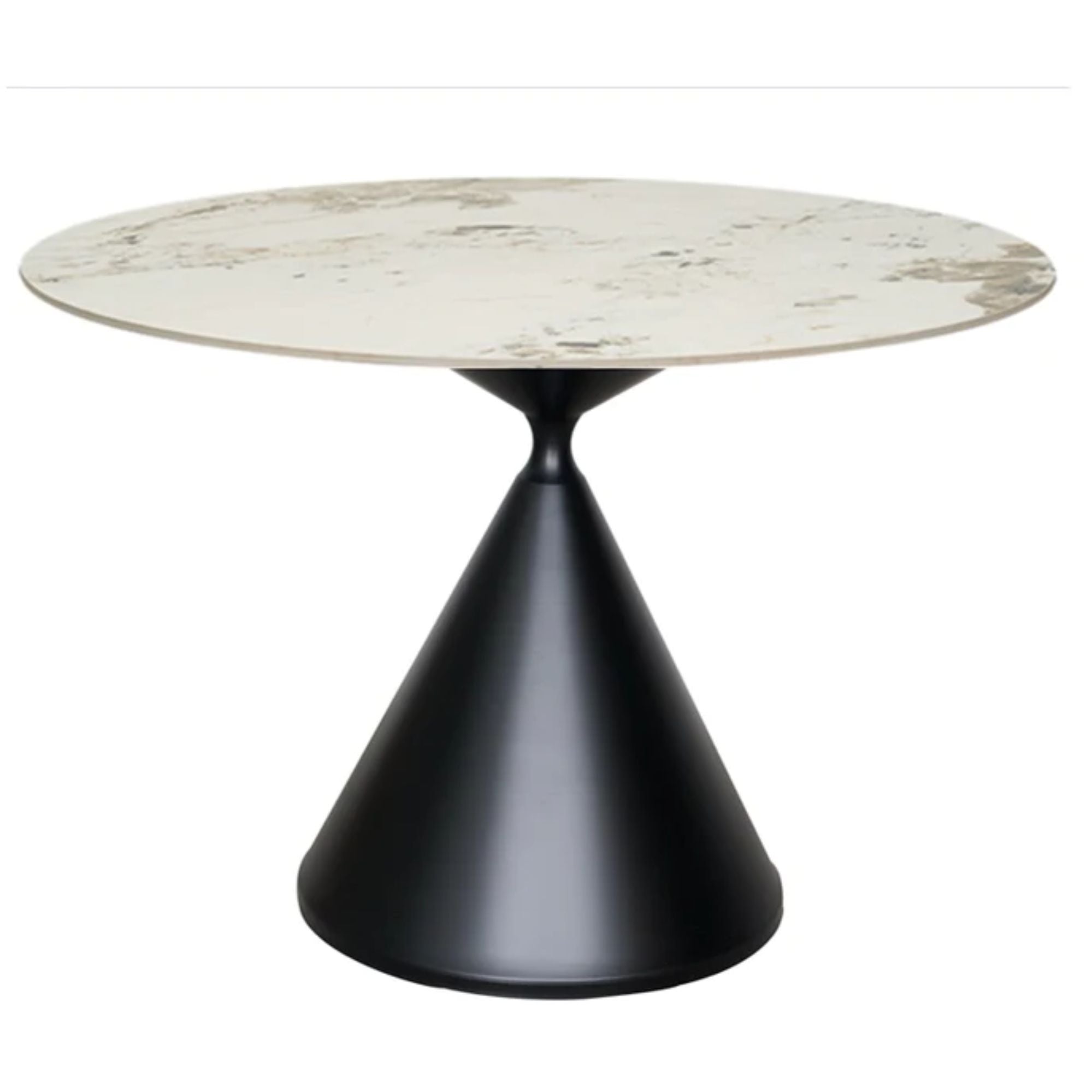 Mesa de comedor Novu piedra sinterizada redonda