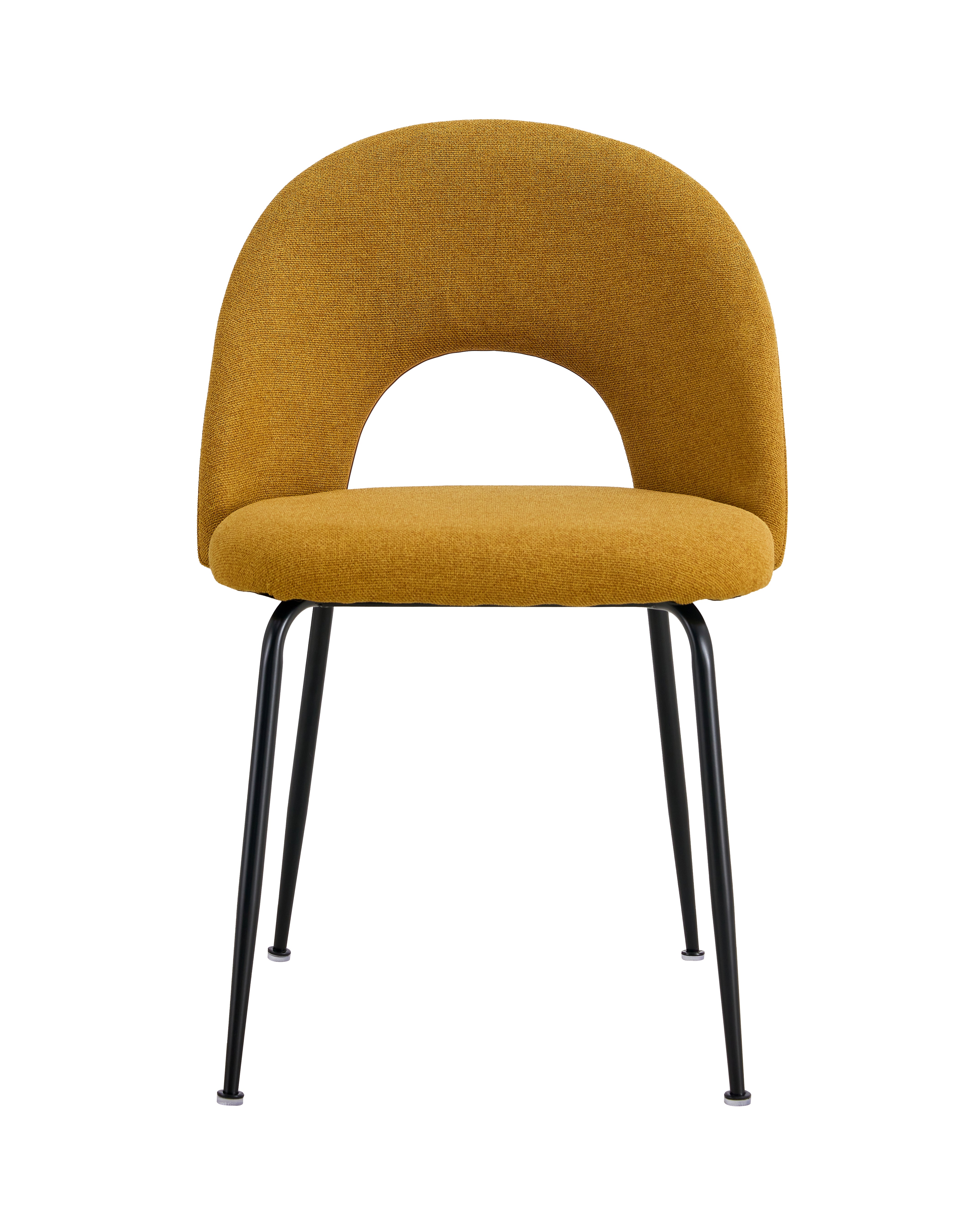 Silla de comedor tapizada tela Fikka