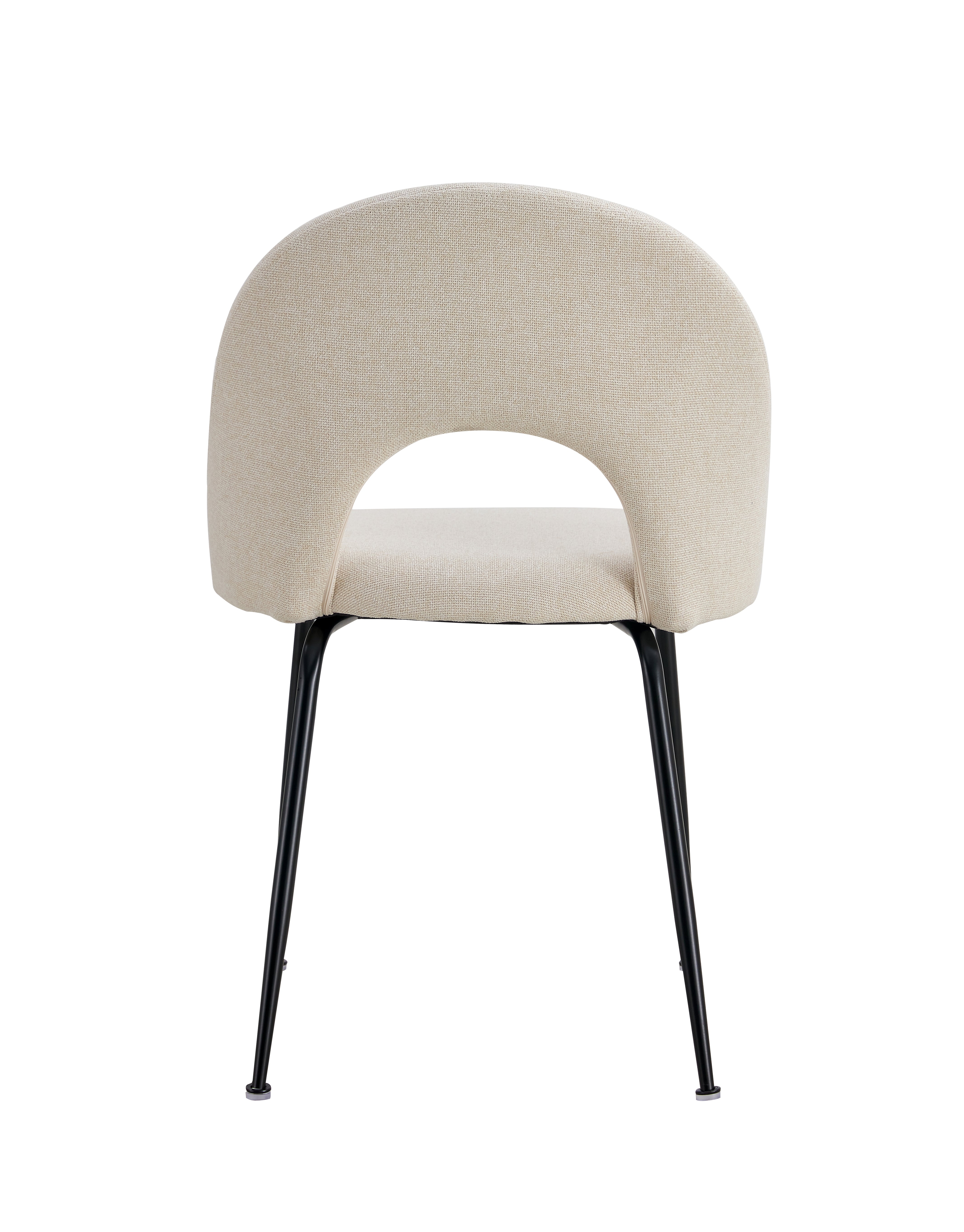 Silla de comedor tapizada tela Fikka