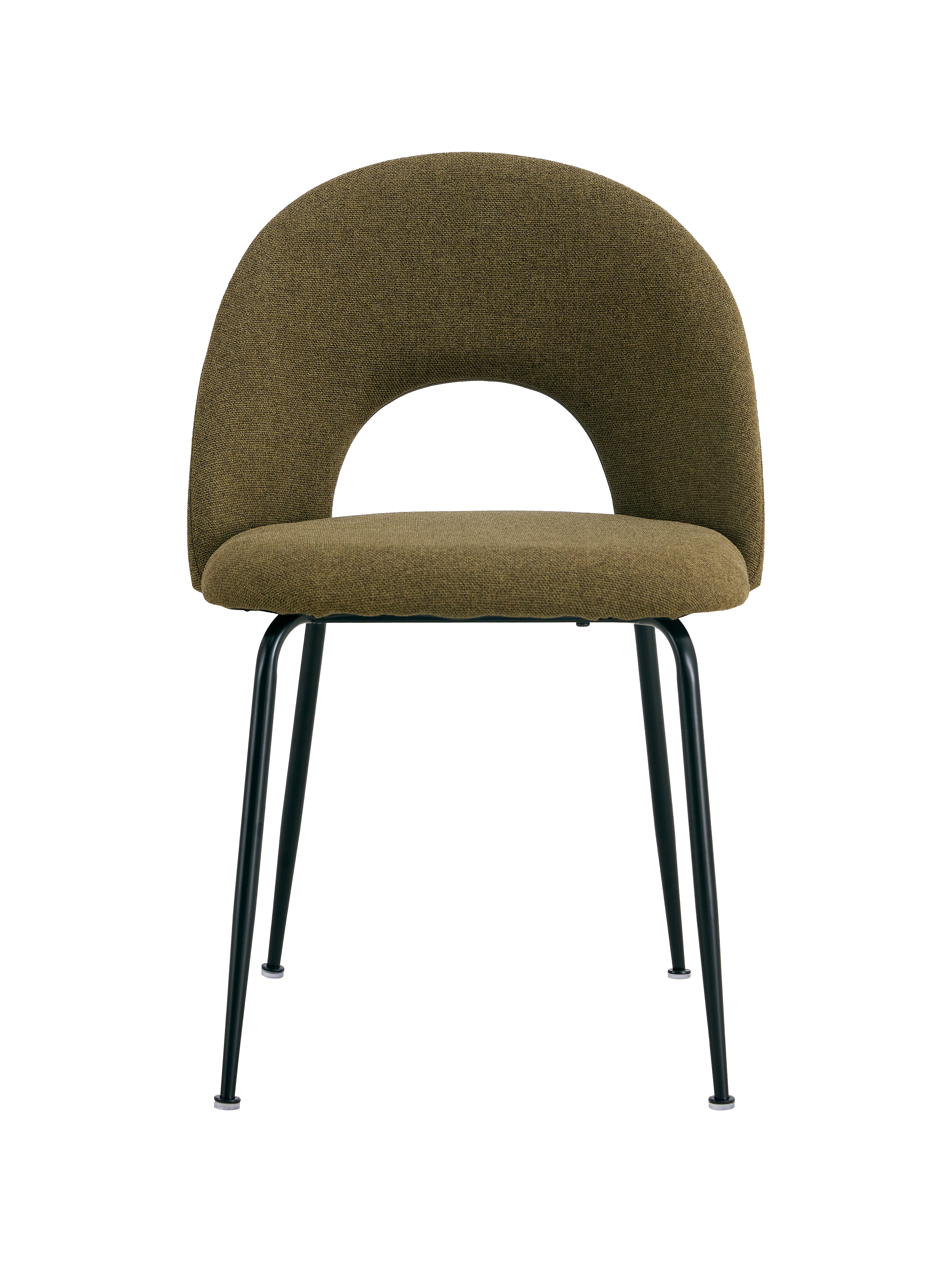 Silla de comedor tapizada tela Fikka