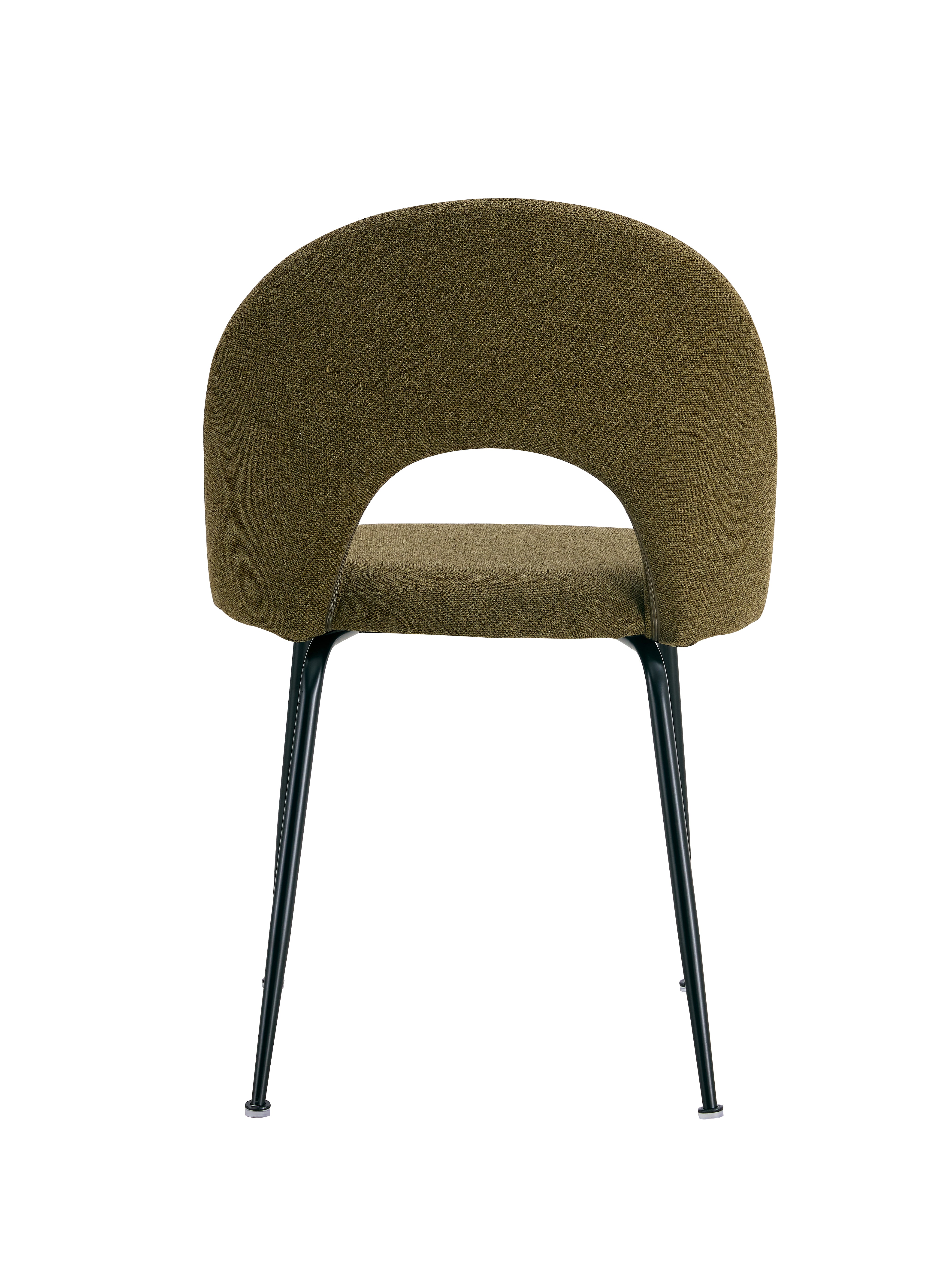 Silla de comedor tapizada tela Fikka