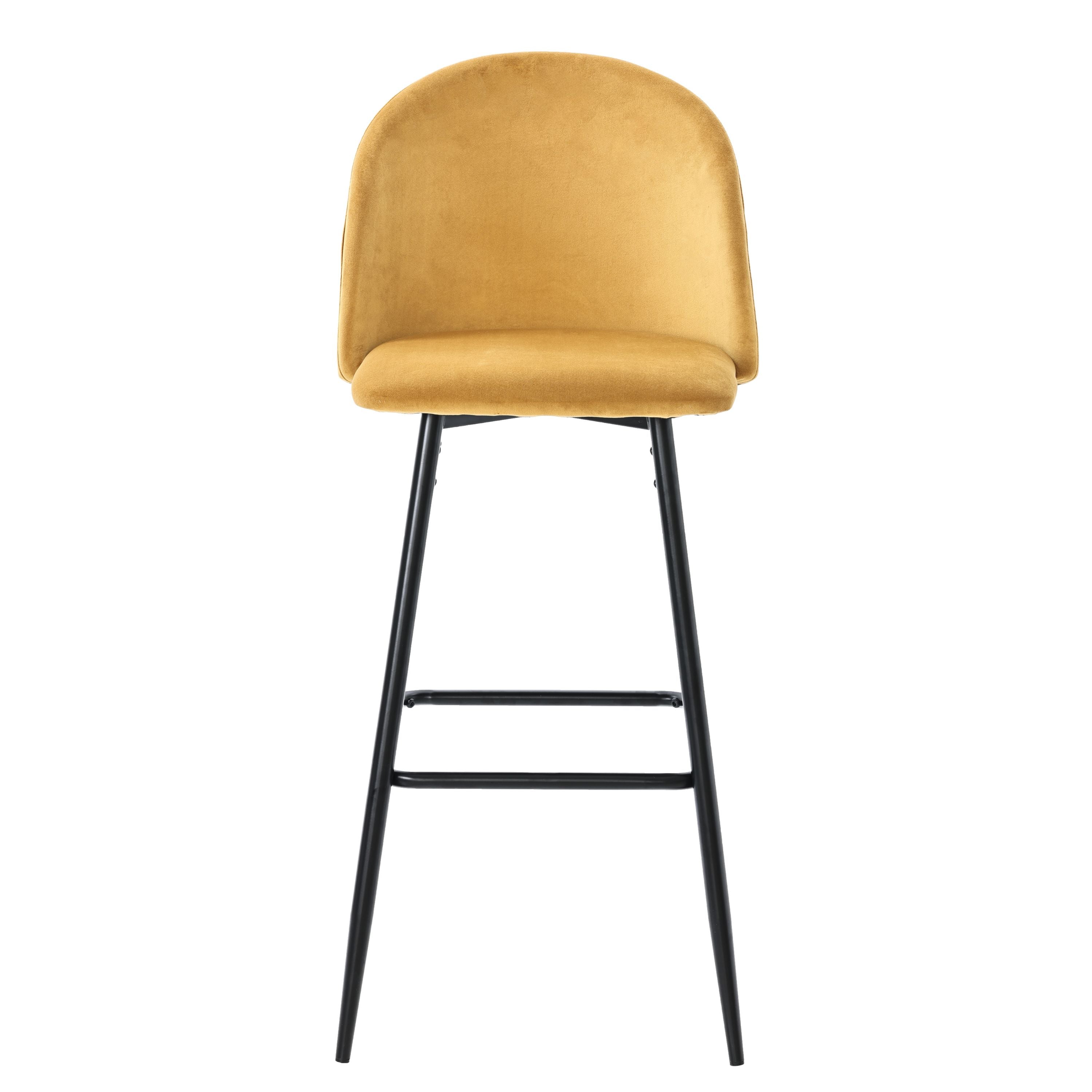 Taburete alto de terciopelo Julen