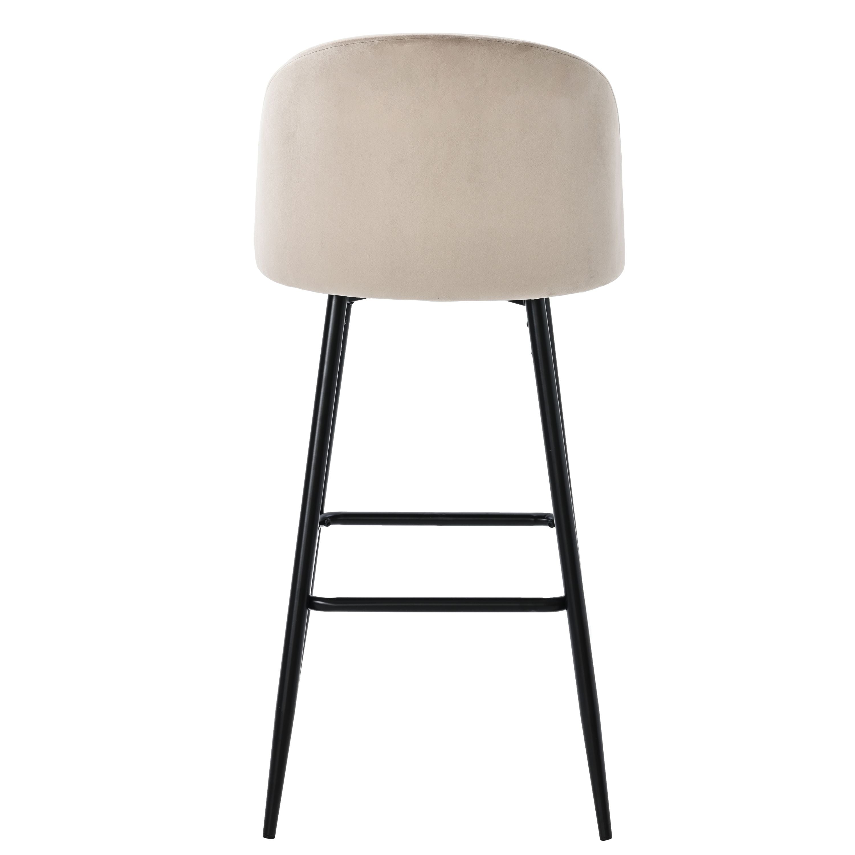 Taburete alto de terciopelo Julen