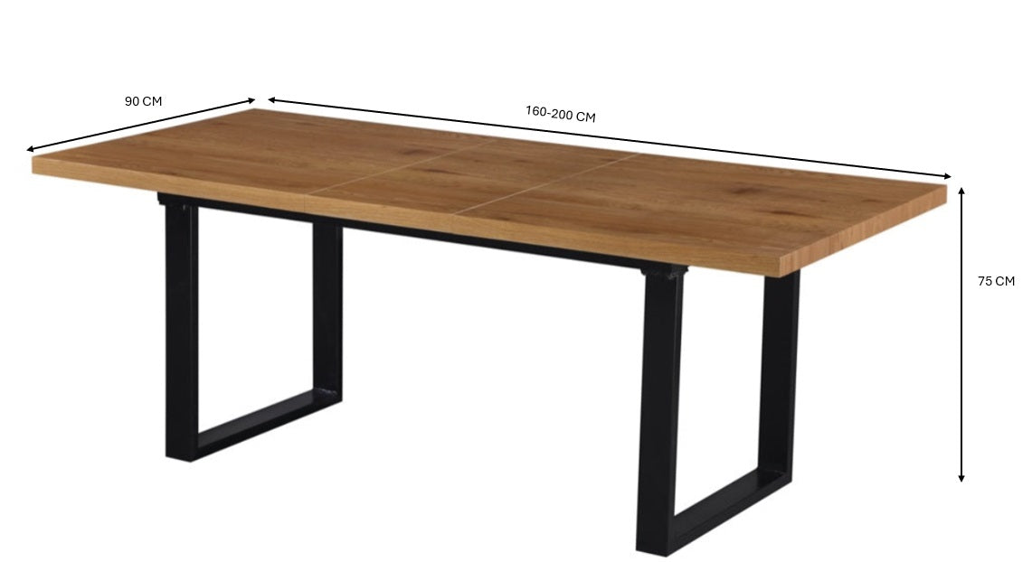 Mesa de comedor extensible 160/200 Venia