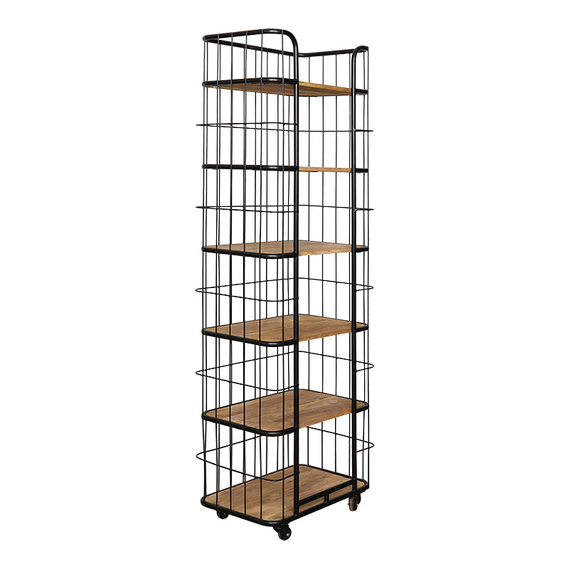 Estanteria Carro Vintage Auxiliar Fez Alta Negro