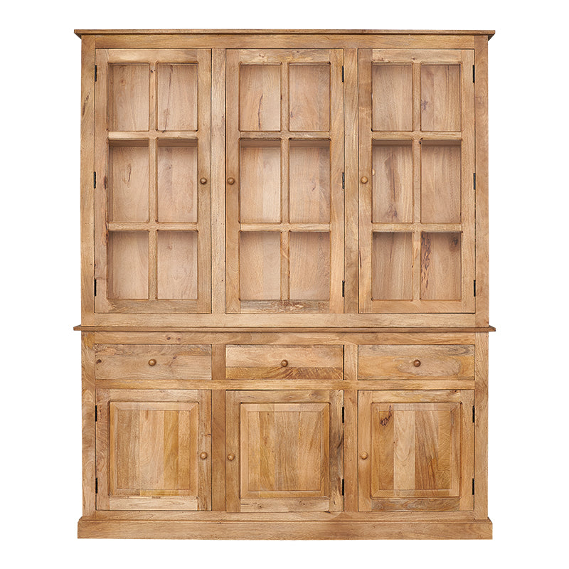 Estantería aparador con vitrina Molin