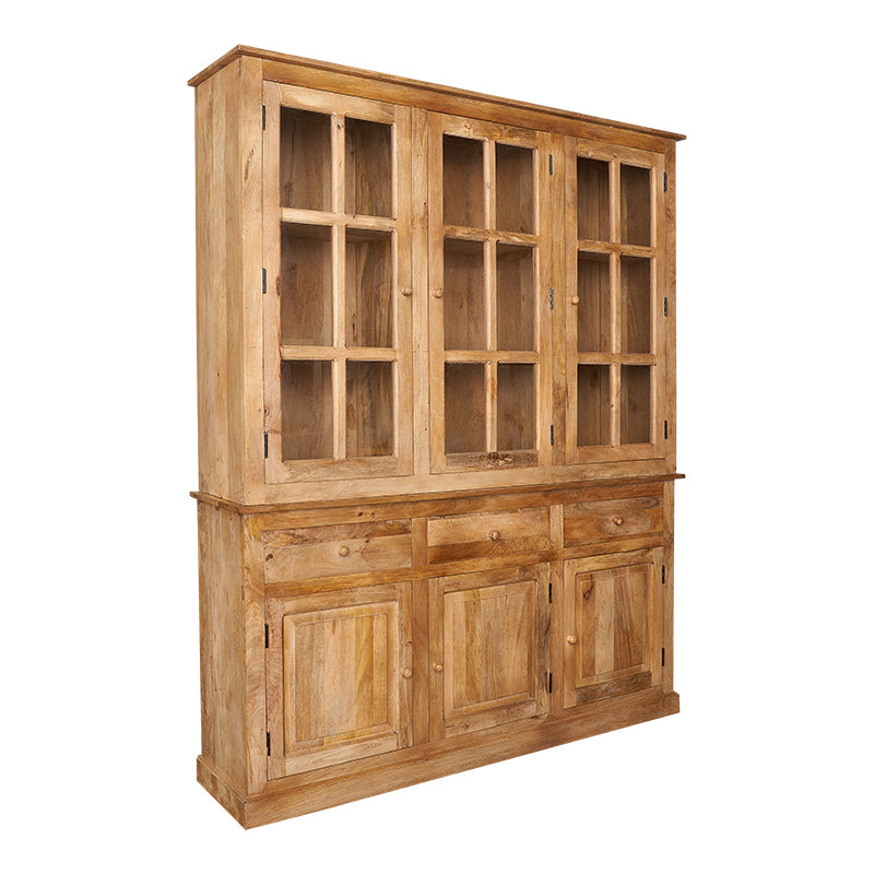 Estantería aparador con vitrina Molin