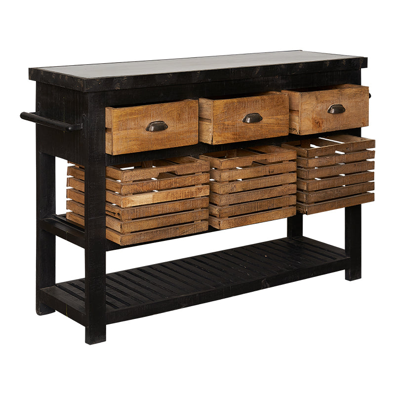 Candín industrieel vintage dressoir