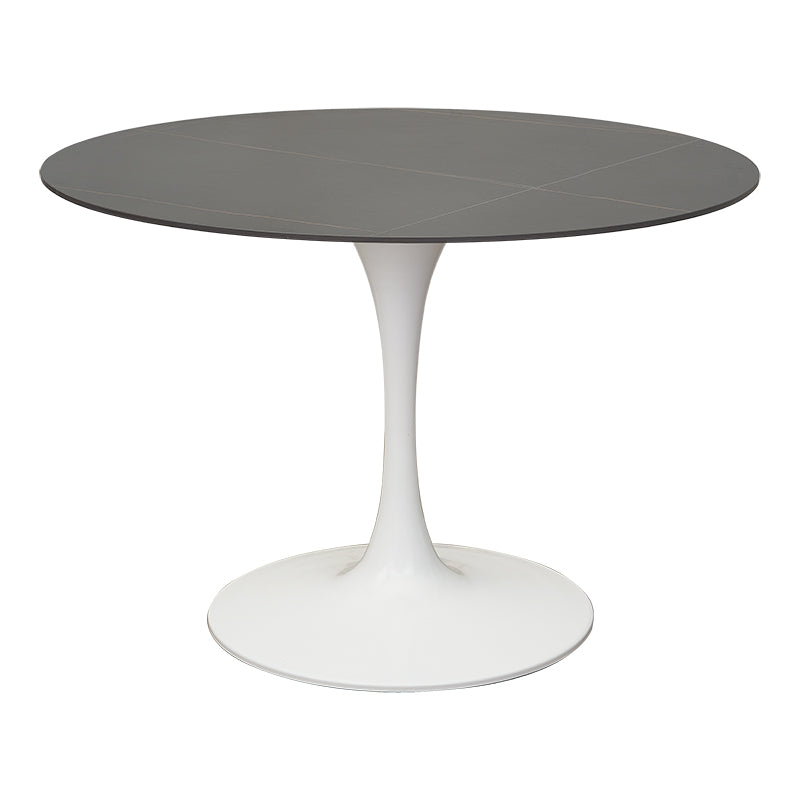 Mesa de comedor Tull blanca piedra sinterizada