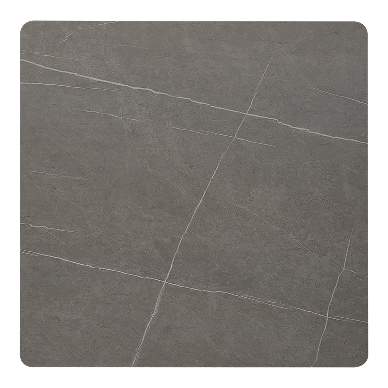 Mesa de bar Alta base Lusara 4 patas piedra sinterizada 70x70