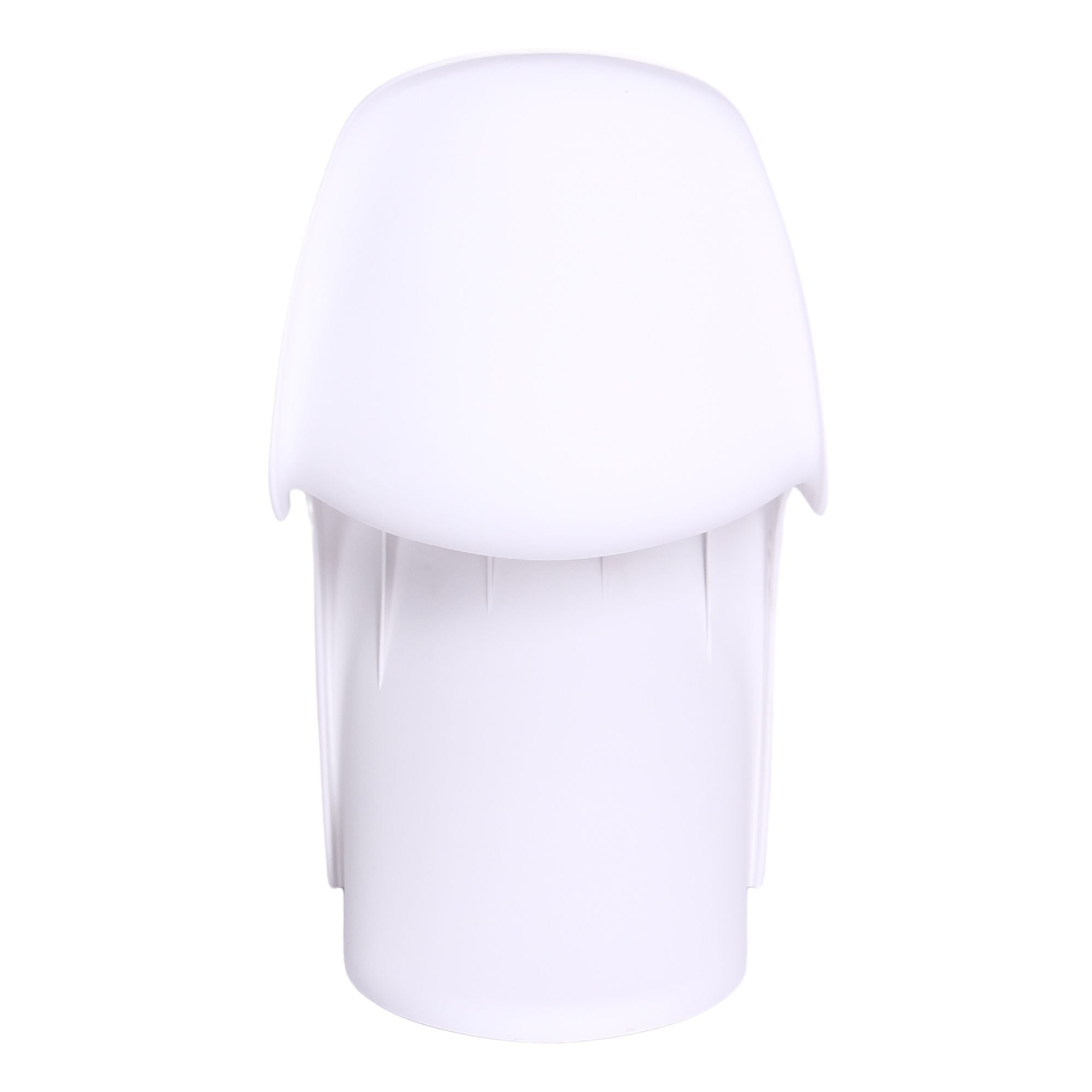 Silla de comedor de polipropileno blanco Phan