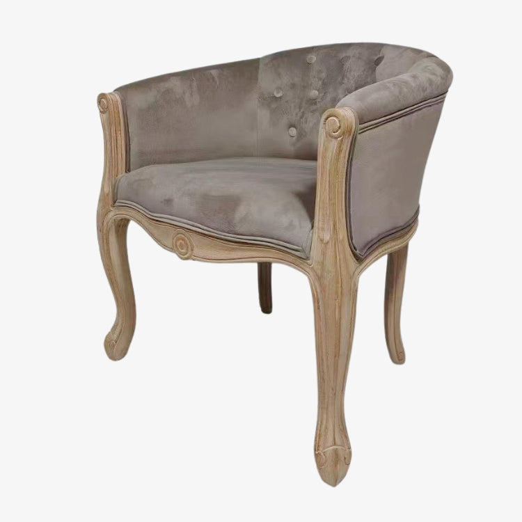 Butaca clásica estilo francés con capitoné Loira