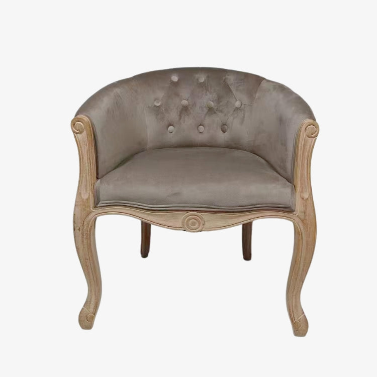 Butaca clásica estilo francés con capitoné Loira