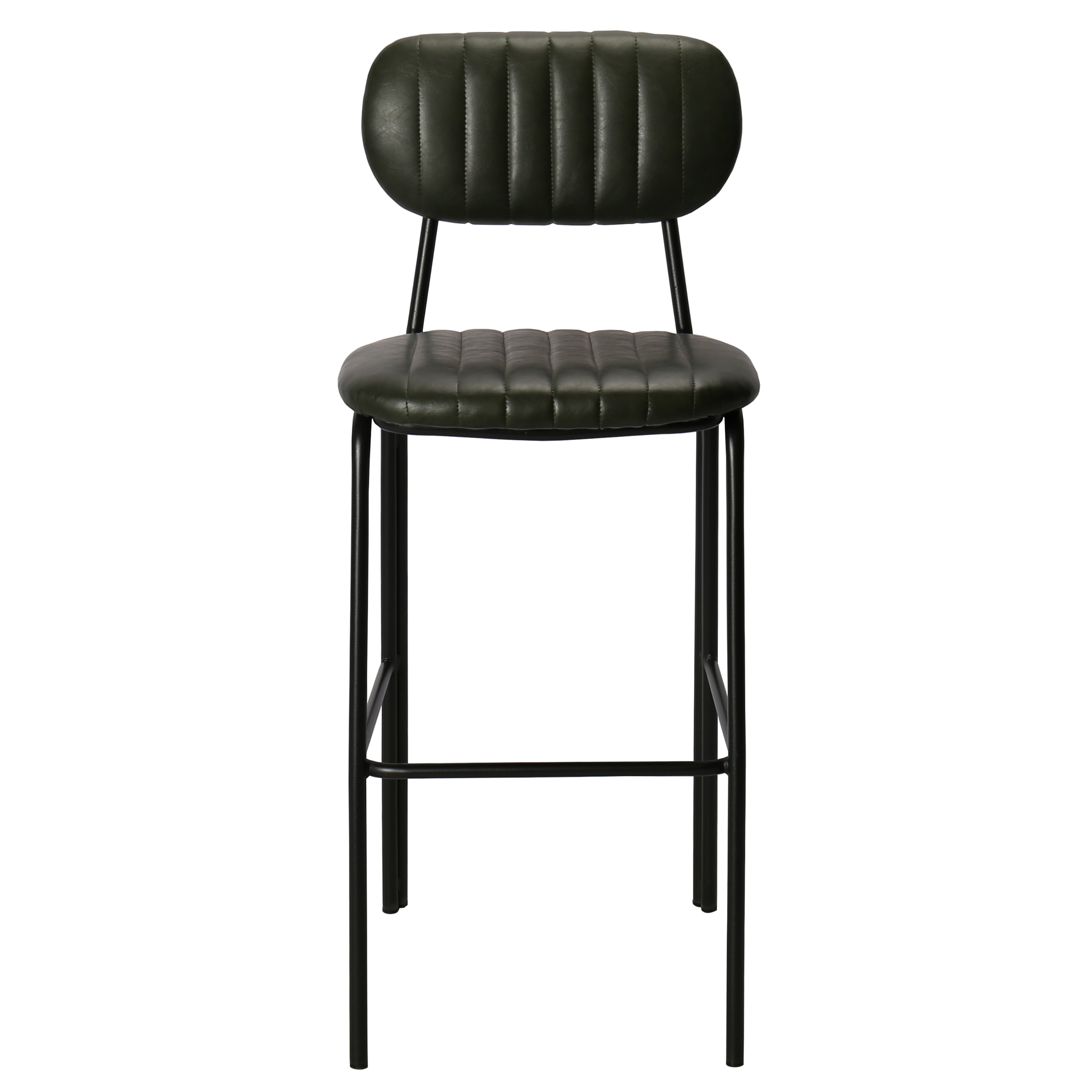 Vieux tabouret de bar Bhoutan noir