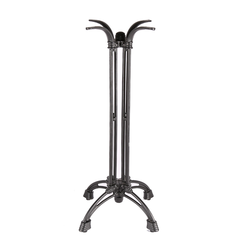 Base mesa alta hierro negro Lusara 4