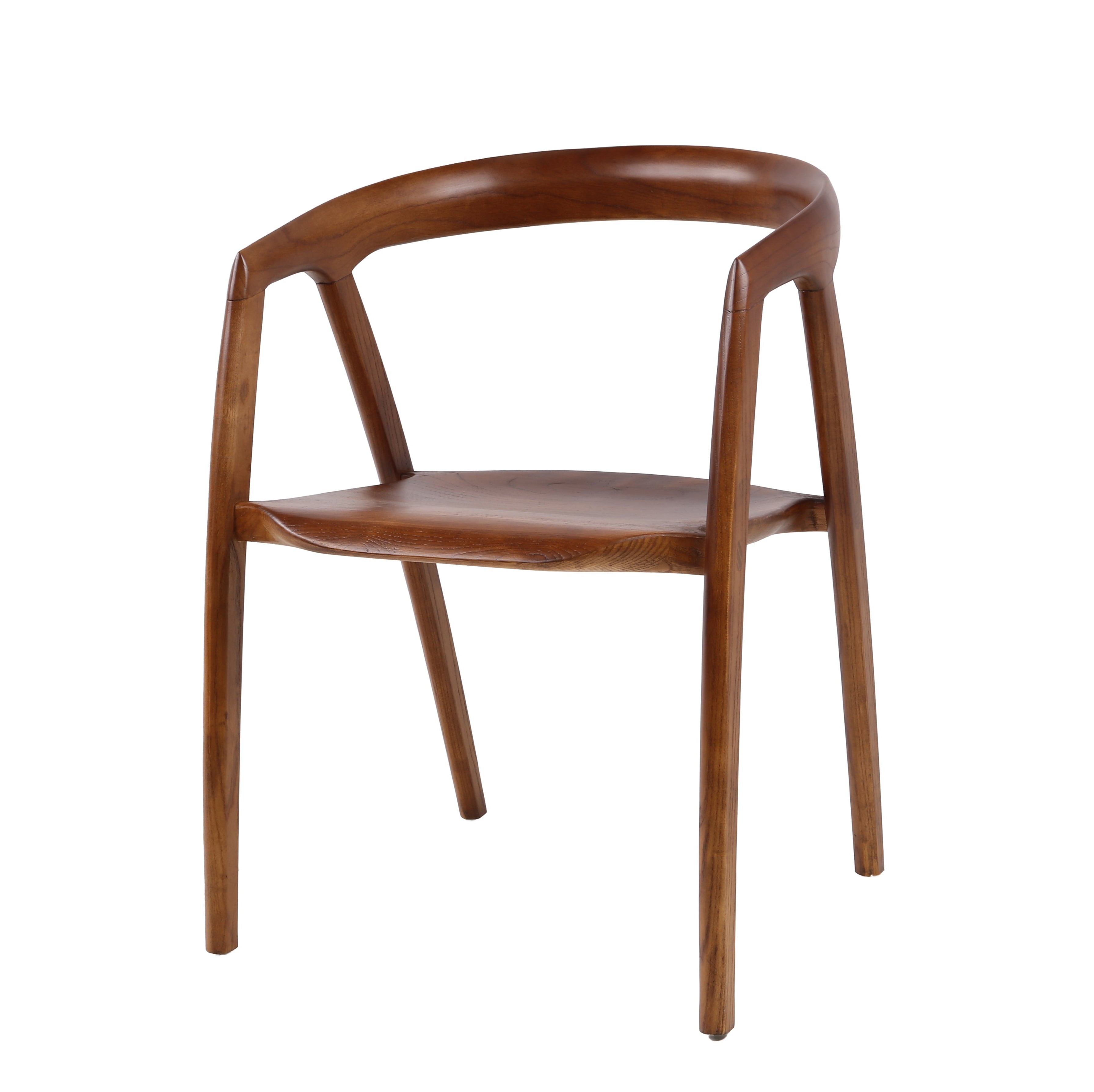 Silla de comedor de madera nogal Diamante