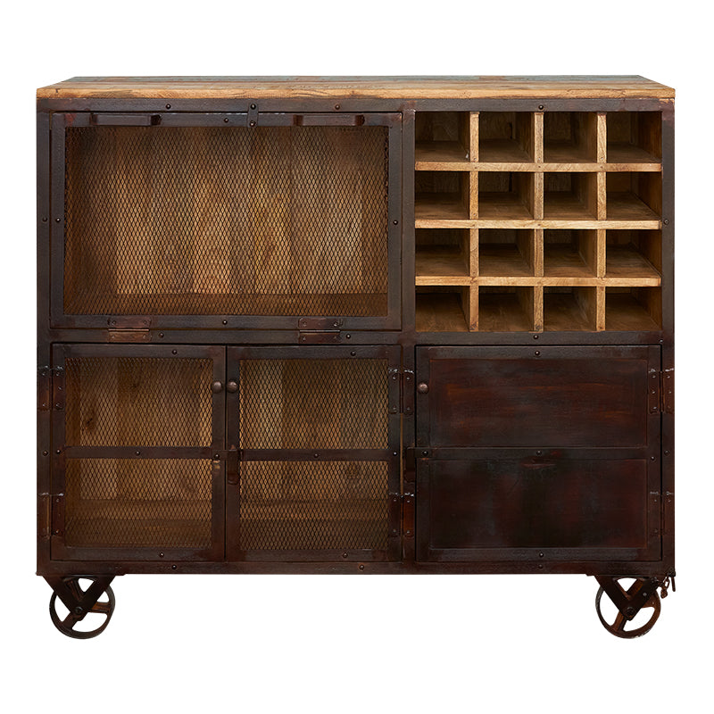 Mueble vintage botellero