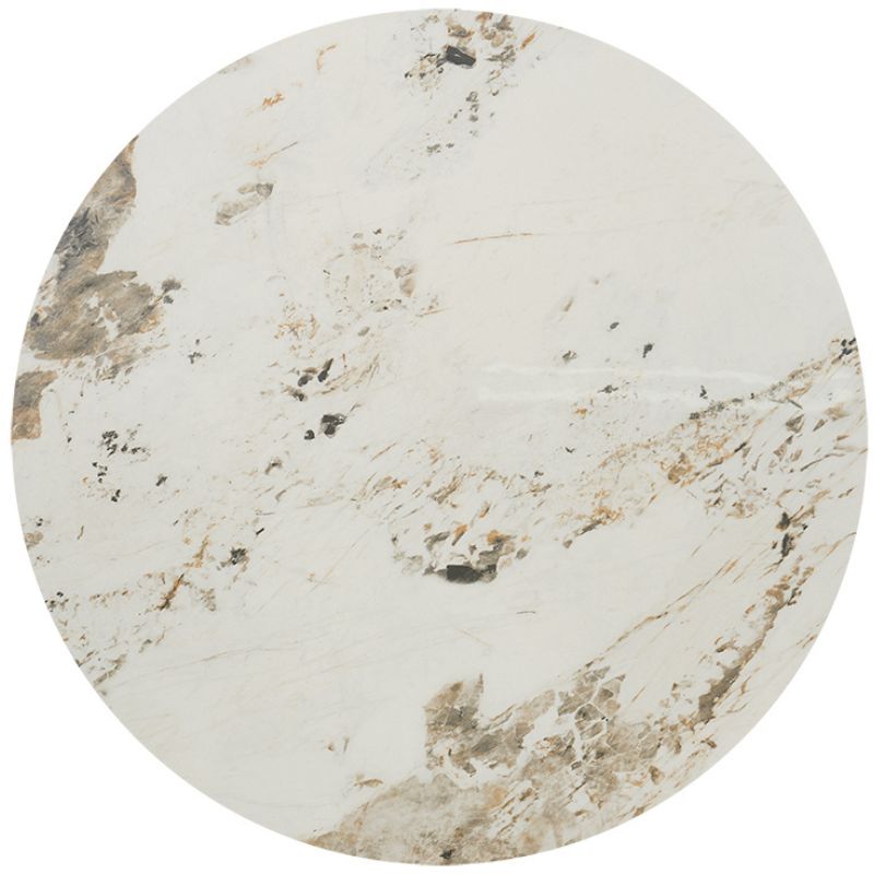 Mesa de comedor Tull blanca piedra sinterizada