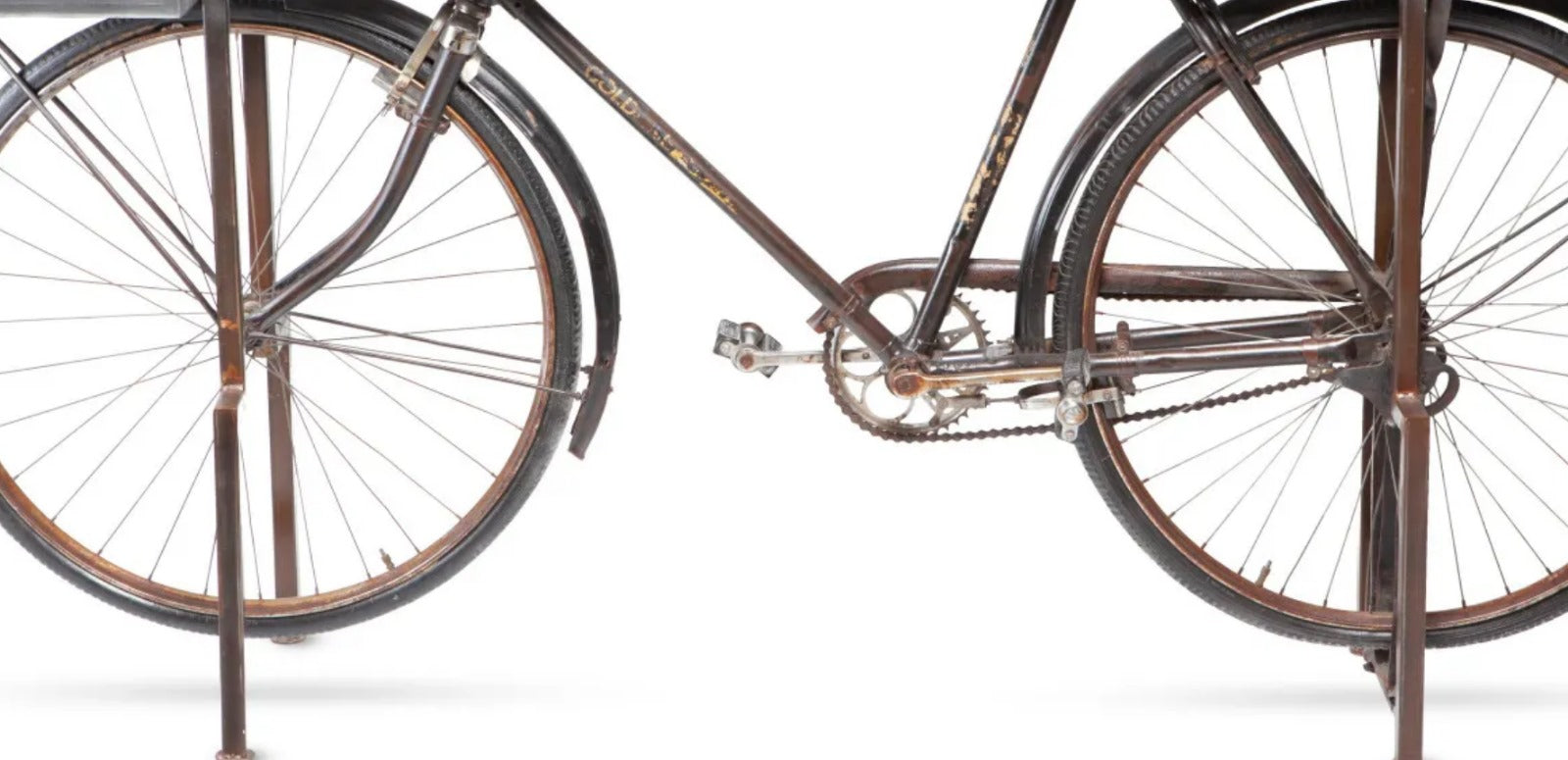 Mesa mostrador vintage bicicleta