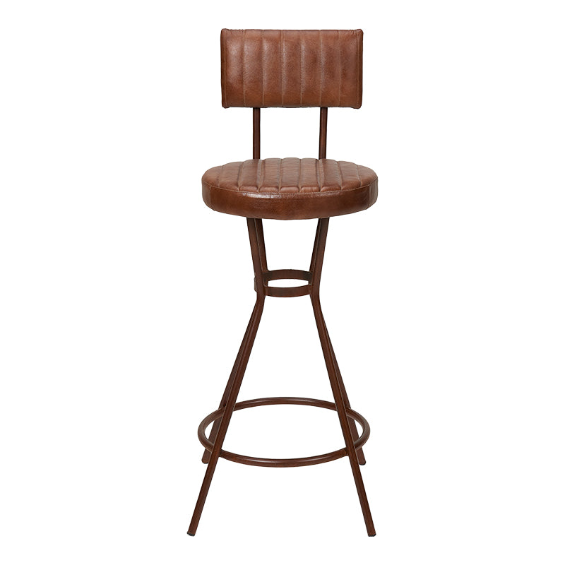 Vieux tabouret de bar Rau Round