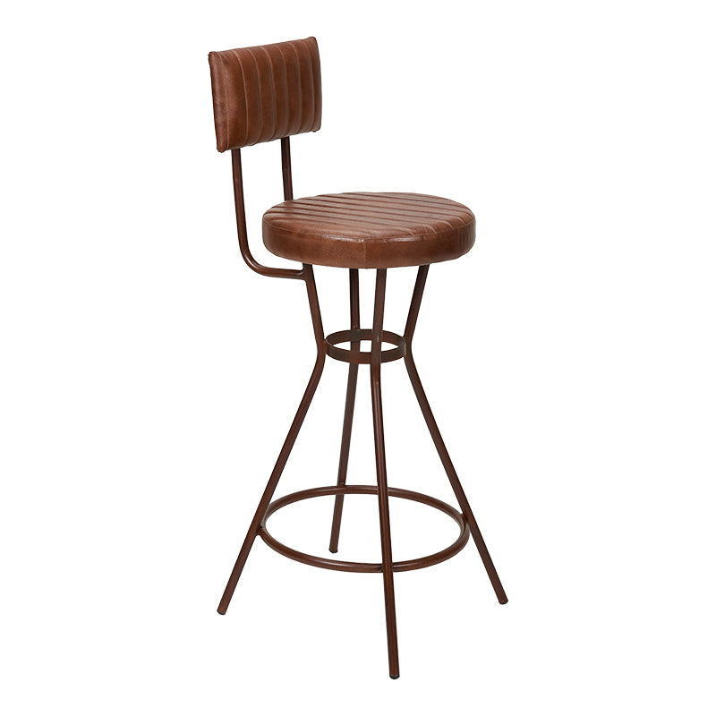 Vieux tabouret de bar Rau Round