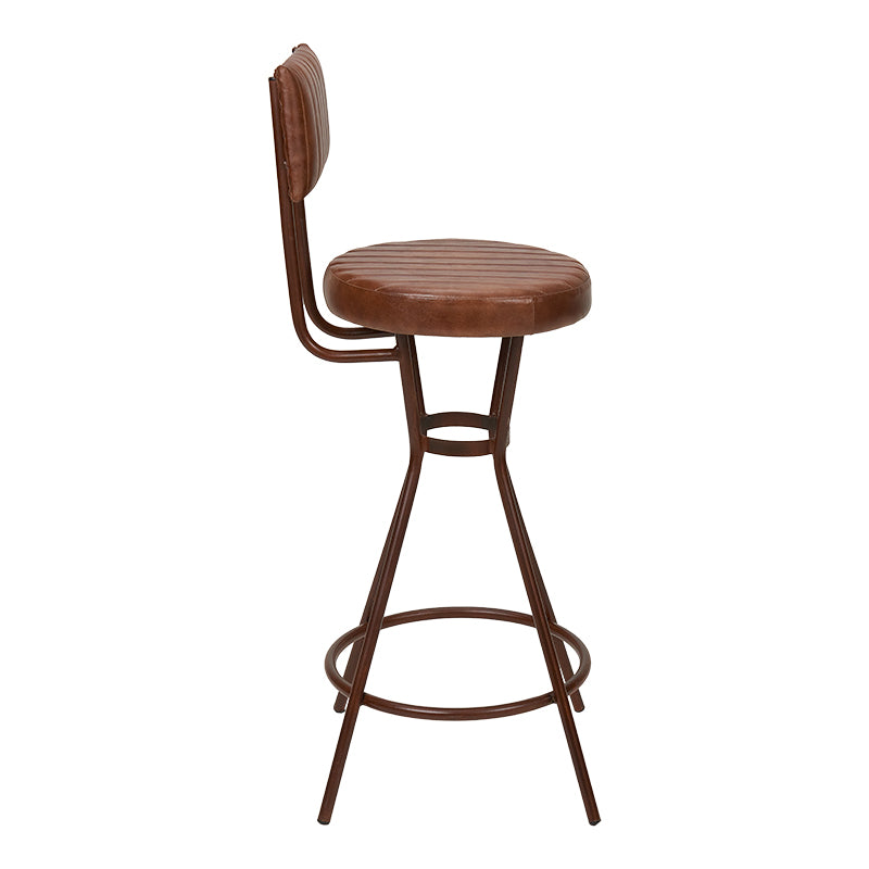 Vieux tabouret de bar Rau Round