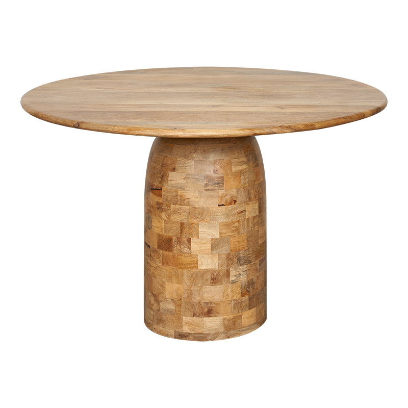 Mesa de comedor de madera de mango 120Ø Theva