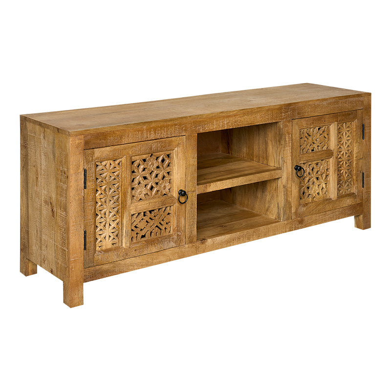 Meuble TV en bois de manguier vintage Adonis