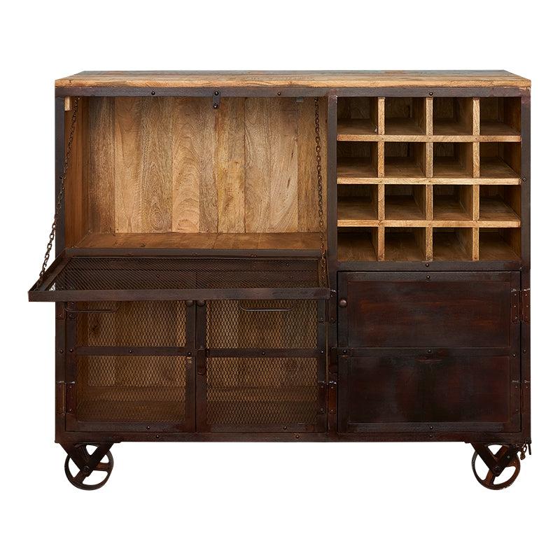 Mueble vintage botellero