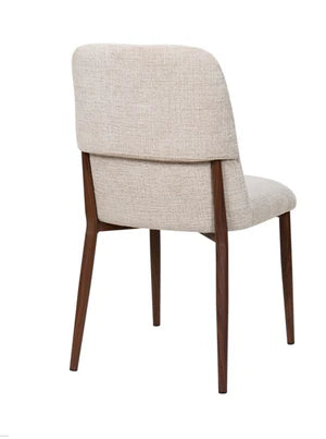 Silla de comedor nórdica Toulak beige