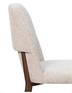 Silla de comedor nórdica Toulak beige