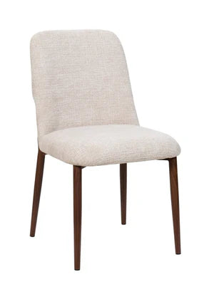 Silla de comedor nórdica Toulak beige