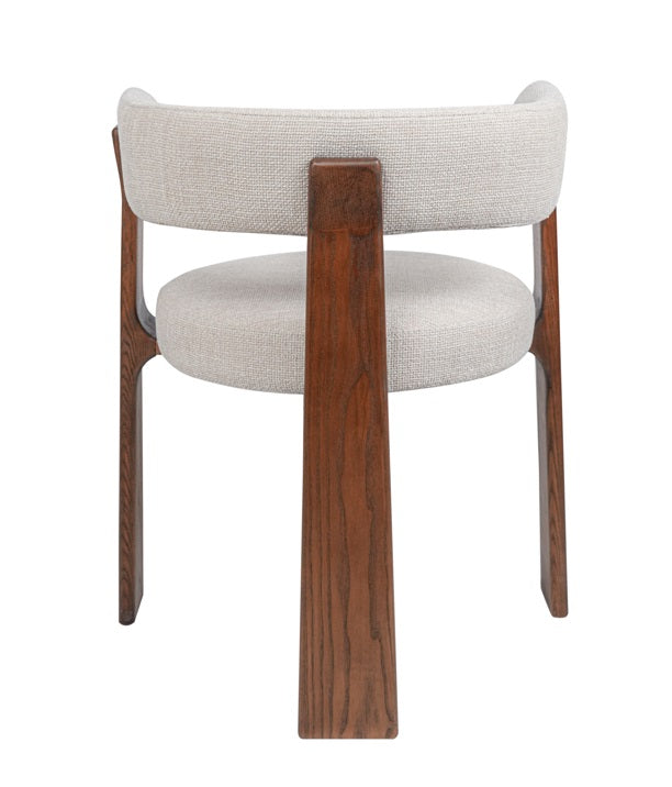 Silla de comedor con apoyabrazos madera fresno Monte