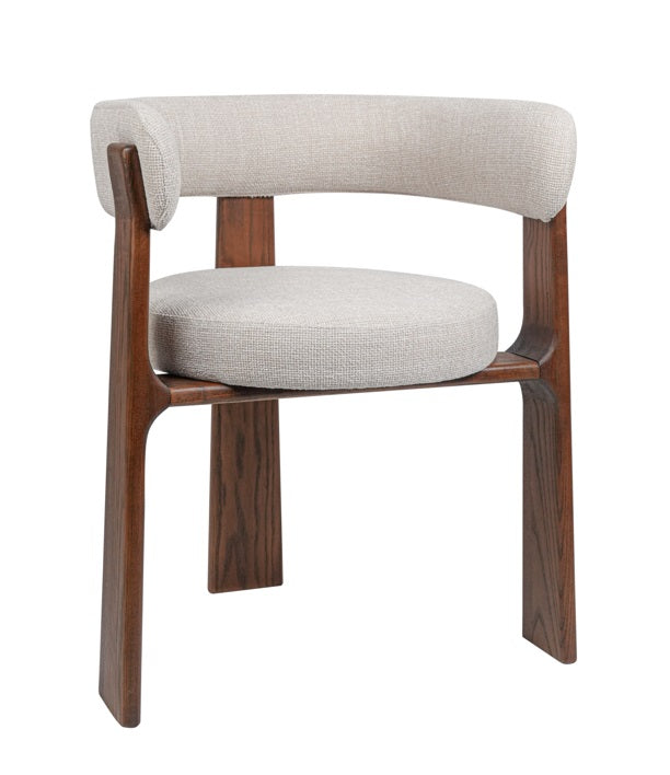 Silla de comedor con apoyabrazos madera fresno Monte