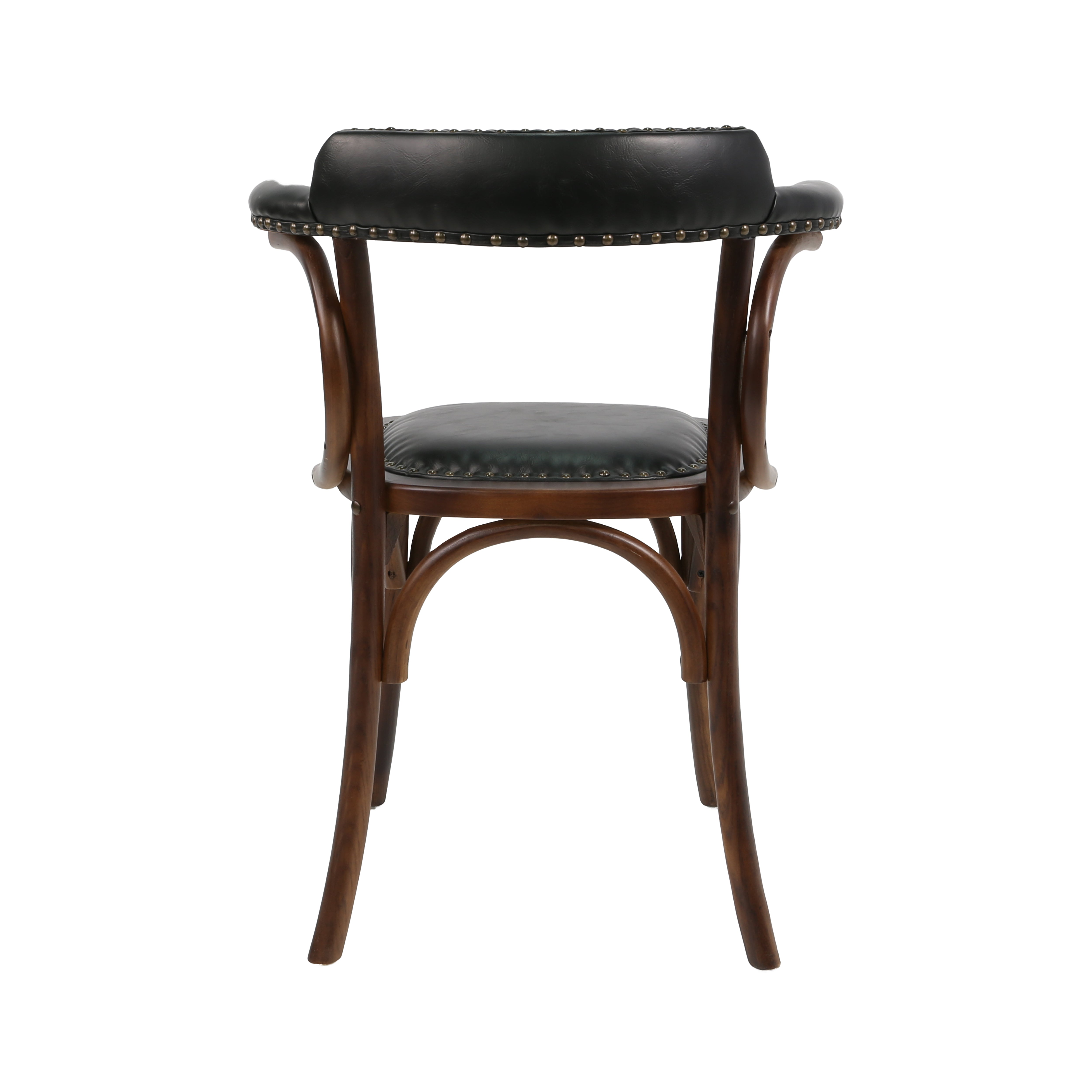 Silla de comedor madera y semipiel Anatolia