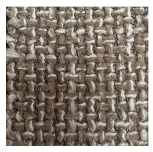 Silla de comedor nórdica acero nogal Marla beige