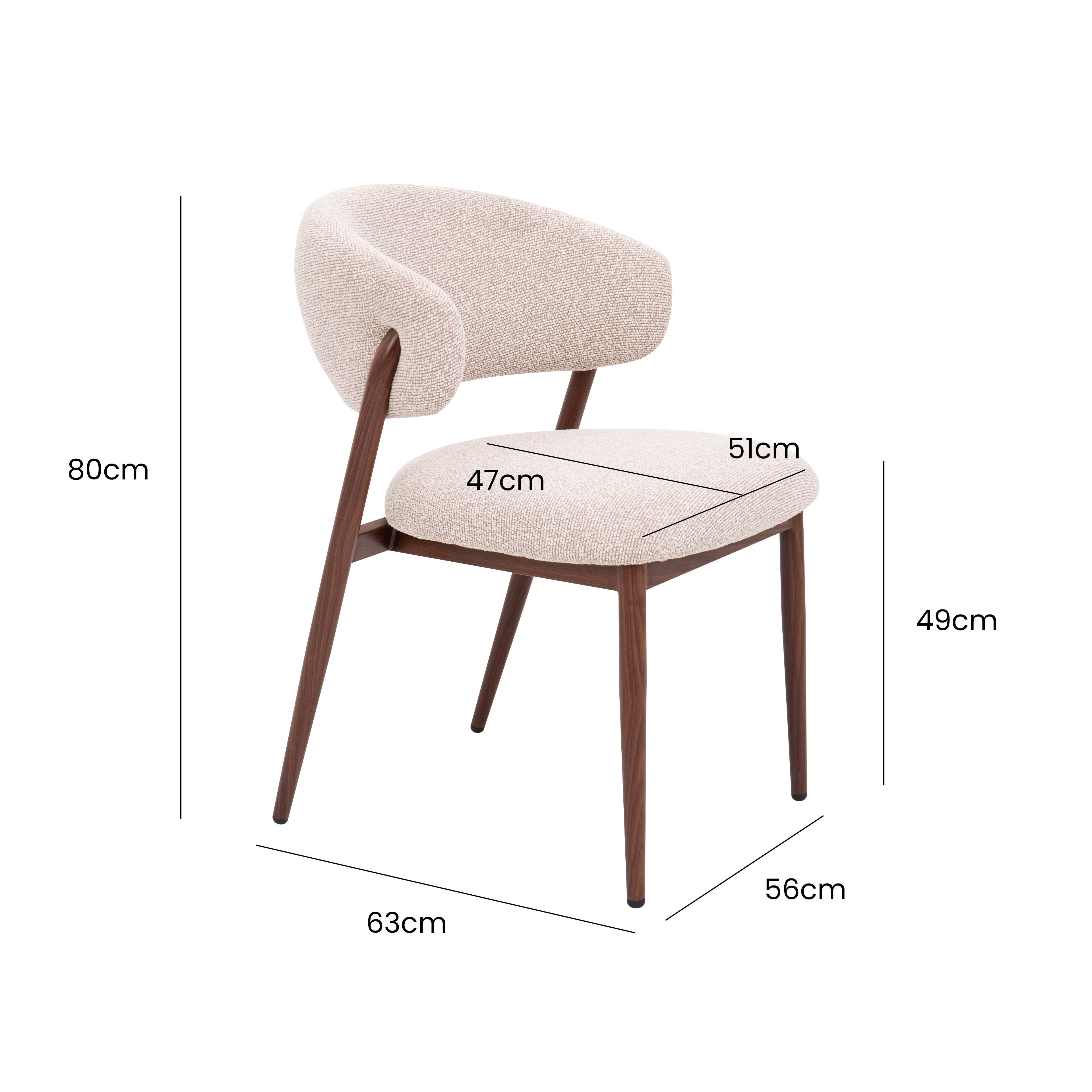 Silla de comedor Nak Nordic