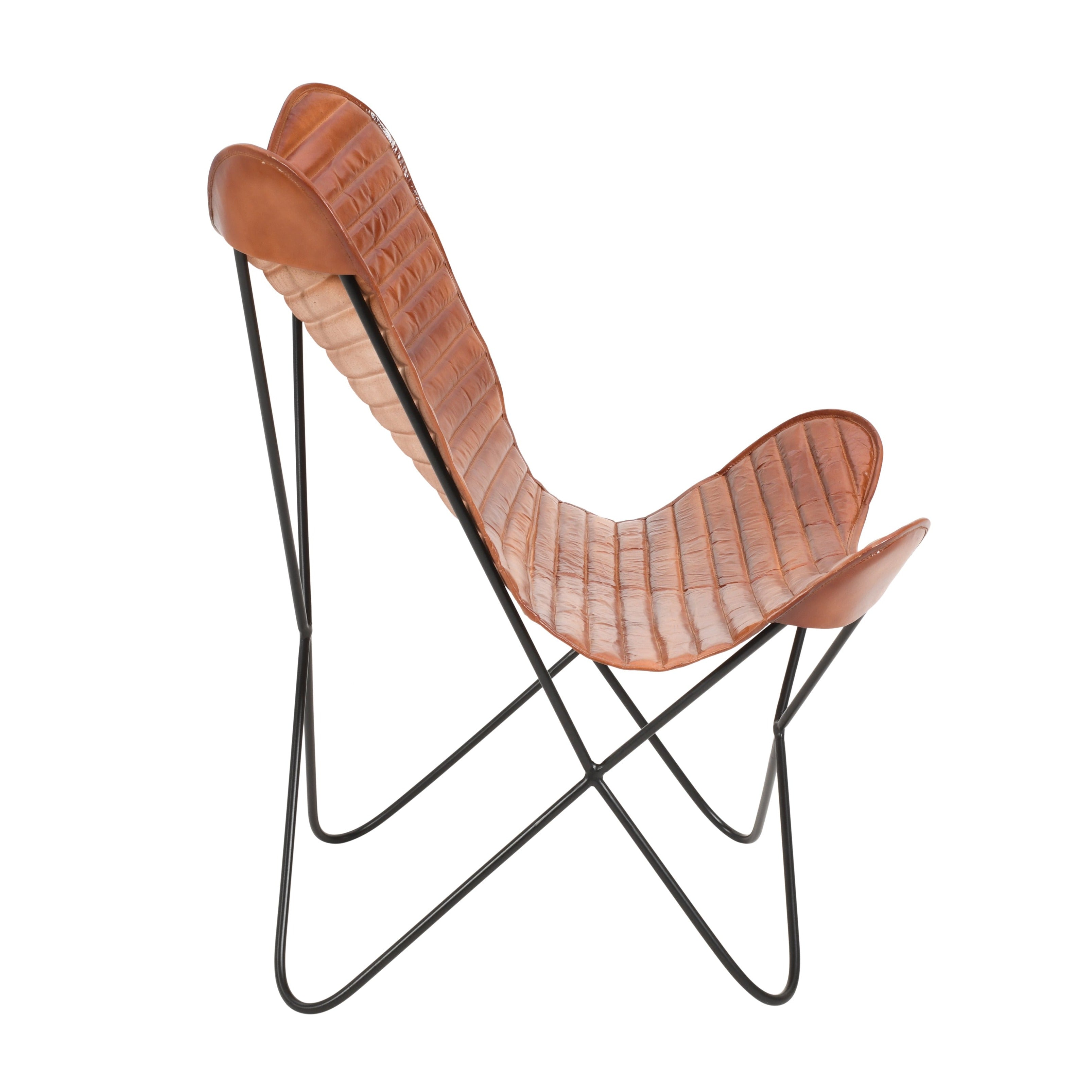 Sedia in pelle Butterfly