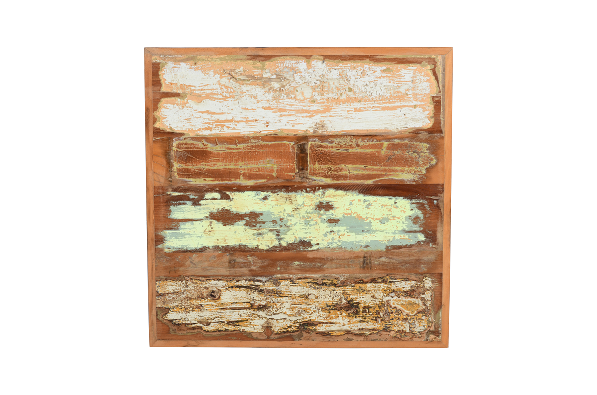 Tablero de mesa madera reciclada Clinn vintage Wooden 70cm