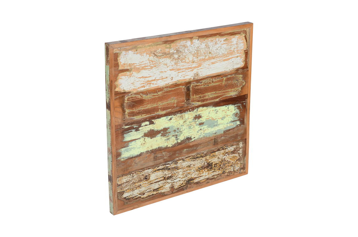 Tablero de mesa madera reciclada Clinn vintage Wooden 70cm