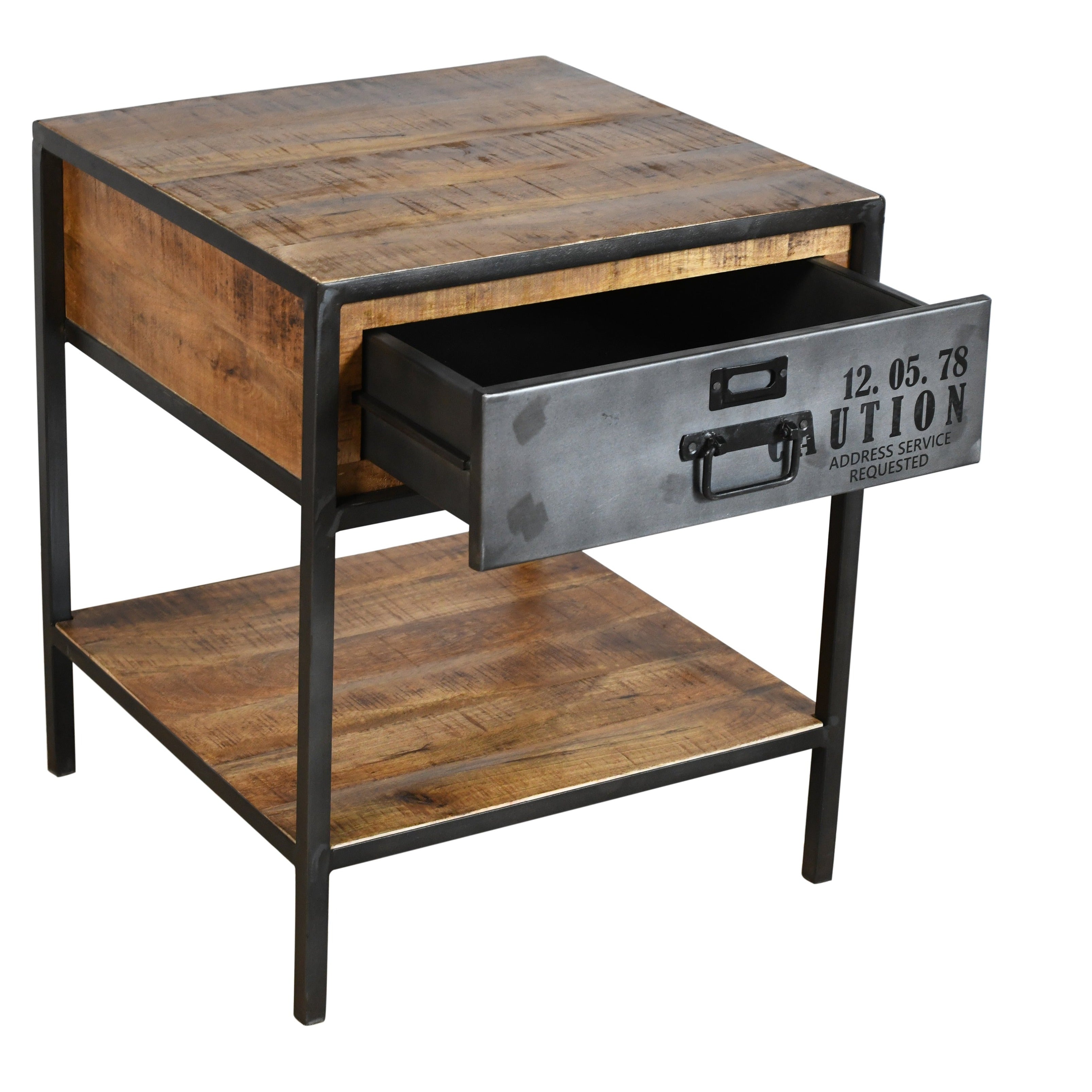 Mesita de noche vintage Troya