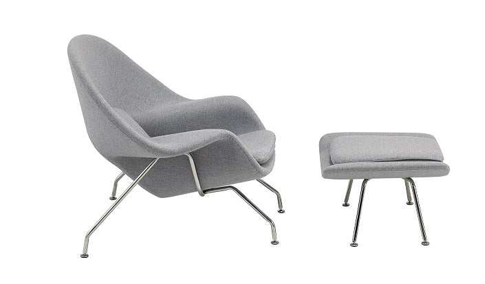 Sillón de diseño relax con Ottoman Dante