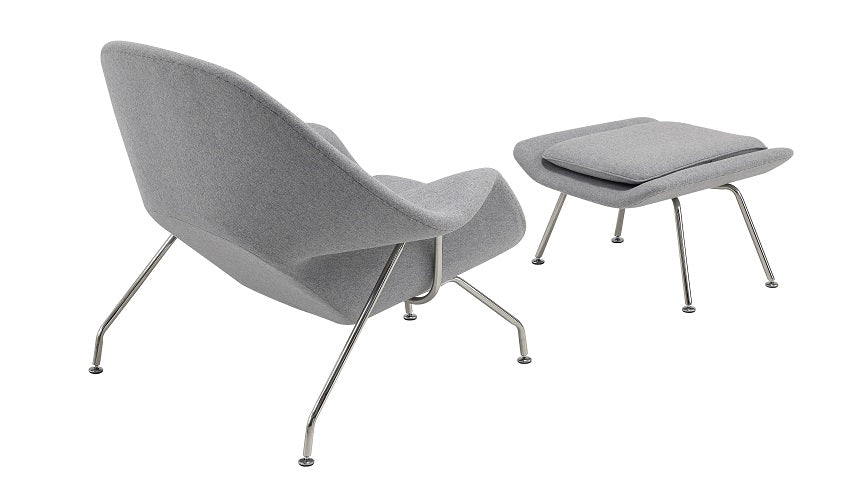 Sillón de diseño relax con Ottoman Dante