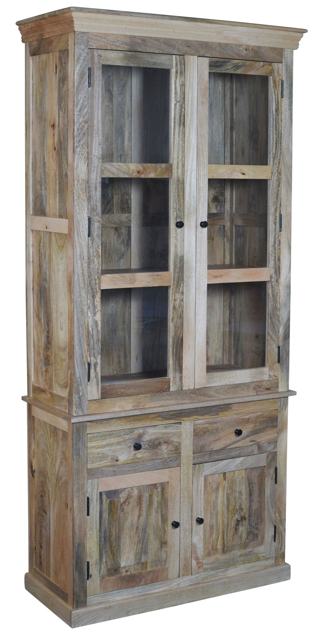 Alacena rústica de madera de mango Olide 2 puertas - Vintahome