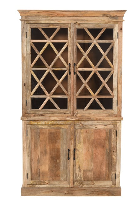 Alacena rustica de madera de mango Bary